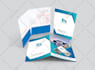 do modern presentation folder, envelope and letterhead