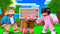 make minecraft thumbnail in 2d or 3d with exelence