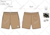 design clothing apparel technical flat sketch and tech packs