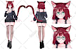 draw a reference sheet anime style