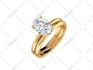 design engagement ring and wedding band cad for jewelry production