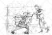 draw black and white  illustrations for children books