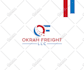 design transport logistics trucking car logo