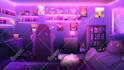 draw background art illustration in anime style for stream vtuber, visual novel