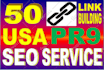 do 50 USA backlinks for SEO link building