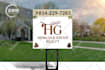 design yard sign and lawn sign for real estate and business