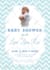 design retro baby shower invitations