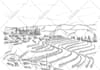 hand draw architectural building or home illustrations