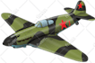 draw aircraft, helicopter into a vector illustration