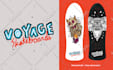 create hand drawn illustration for your skateboard