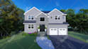 design facade realistic rendering house design draw front house