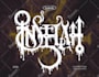 create awesome metal, y2k, psychedelic font logo