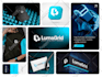 do modern brand logo design and branding kit for your business