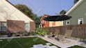 render 3d garage, solar carport, sauna design