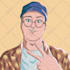 create retro city pop 90s 80s anime illustration