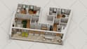 do interior 3d floorplan auto cad architecture rendering