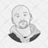 draw your line art portrait in engraving style
