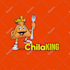 do modern cartoon, character, and mascot logo design