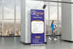 design an attractive roll up banner, or retractable banner