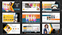 design investor pitch deck, infographic PPT presentation