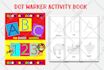 make scissors skill dot marker coloring book pages for kdp interior