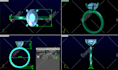 model 3d cad jewelry design and rendering designer