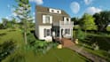 do 3d render for exterior realistic photo