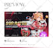design anime or vtuber banner youtube, twitch, twitter, etc
