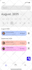 design mobile app pages UI in figma