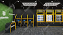 do retail store,restaurant interior design,3d rendering