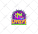 design awesome bounce house logo with free source file