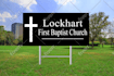 design political campaign and yard sign