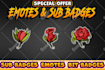 design twitch emotes, twitch badges, twitch sub badges