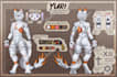 draw your furry character reference sheet