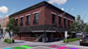 create 3d exterior of a building with renderings