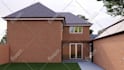 do house exterior design, exterior 3d rendering, 3d model