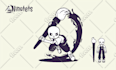design a simple mascot character logo for your brand