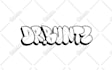 make awesome graffiti in throw up and tagging styles for your brand business