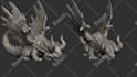 sculpt chibi 3d model for 3d printing and rendering