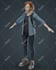 do 3d modeling character for you
