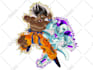 draw you in dragon ball z portrait style