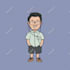 draw cute chibi icon for sticker, photo profile, etc