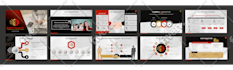 design modern powerpoint presentation with infographics
