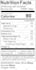 create a nutrition facts panel for your label