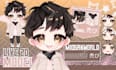 design and rig live2d chibi vtuber model for streaming