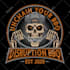 design custom skull and skeleton art for tshirts and logo