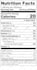 do fda,cfia and UK product nutrition facts label