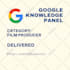create a google knowledge panel for any person