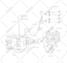 do a technical drawing, vector line art, product  patent drawing