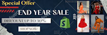 design unique website headers or banners, shopify banner, fb header